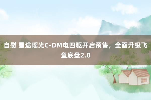 自慰 星途瑶光C-DM电四驱开启预售，全面升级飞鱼底盘2.0