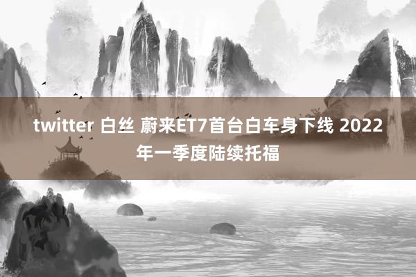 twitter 白丝 蔚来ET7首台白车身下线 2022年一季度陆续托福