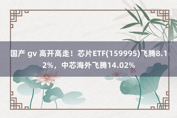 国产 gv 高开高走！芯片ETF(159995)飞腾8.12%，中芯海外飞腾14.02%