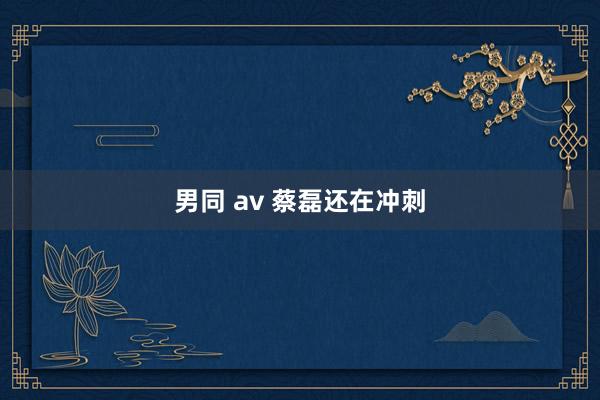 男同 av 蔡磊还在冲刺